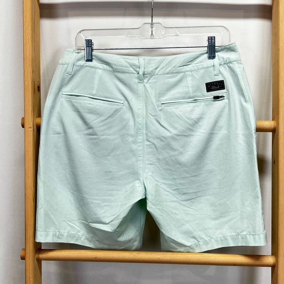 NITROUS BLACK Men's mint green flat front board shorts size 30 - Picture 6 of 12